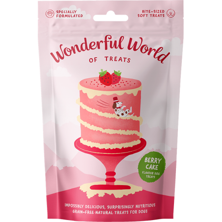 Berry Cake 50g - Zachte Snacks - Bessensmaak - Wondere wereld