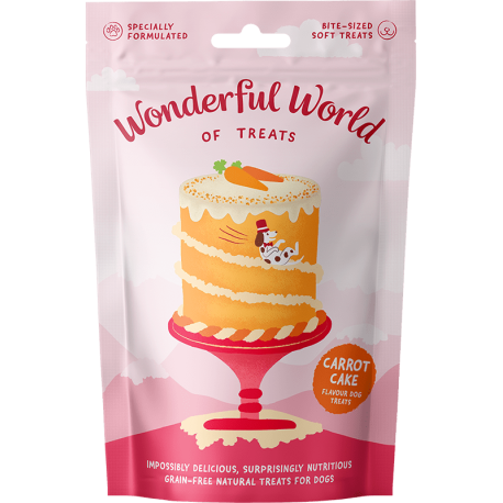 Worteltaart 50g - Zachte Snacks - Wortelsmaak - Wondere wereld