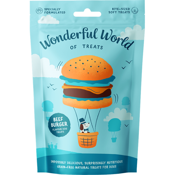 Beef burger 50g - Soft snacks - beef flavour - Wonderful world