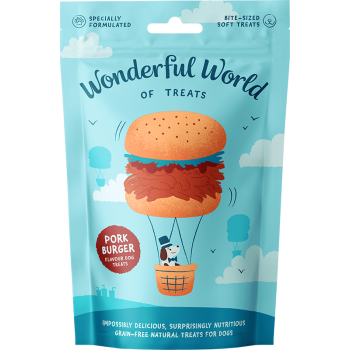 Pork burger 50g - Snacks mous - goût porc - Wonderful world