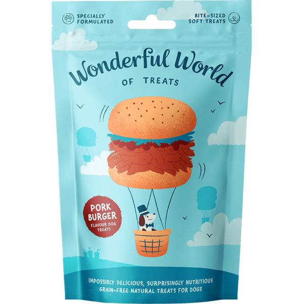 Pork burger 50g - Snacks mous - goût porc - Wonderful world