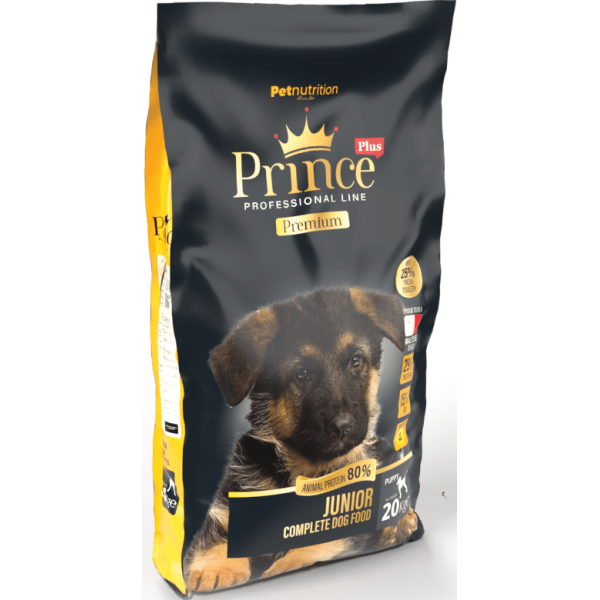 Croquette pour chien 20kg - Junior - Premium - Prince Plus