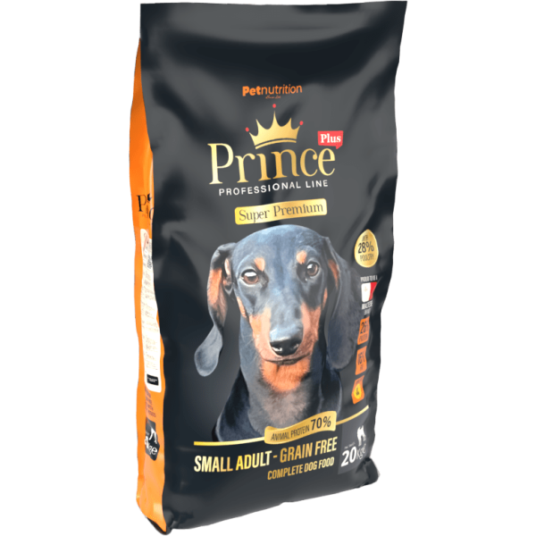 Dog Food 20kg - Adult Small - Super Premium - Grain Free - Prince Plus