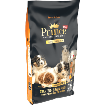 Croquette pour chien 20kg - Starter - Super Premium - Grain Free - Prince Plus