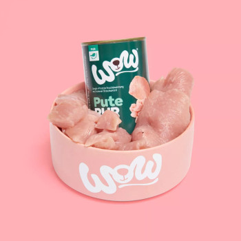 Pura Tacchino 400g - Cibo umido per cani - Wow