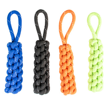 Scooby rope stick with loop -34x8x6cm - mixed colors