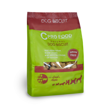 Biscoitos de Borrego e Maçã 400g - Guloseima para cão - CproFood