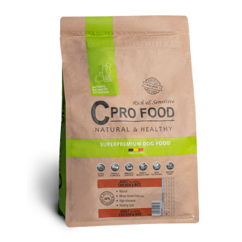 Adult All Breeds with fish and rice 10kg - Kibble for dogs between 10 and 25kg - CproFood