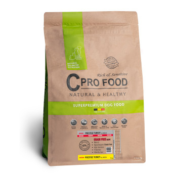 Medium Prestige All Breeds Turkey 2.5kg - Grain Free - Dog Food - CproFood