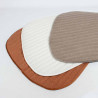 Manta reversible para perros blanca - 120x95x2cm - Pebble