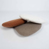 White dog pillow - 39x26x7.5cm - Pebble