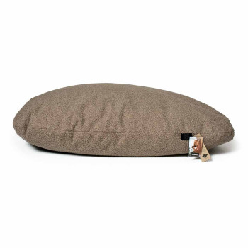 Taupe dog cushion - 104x69x26cm - Pebble