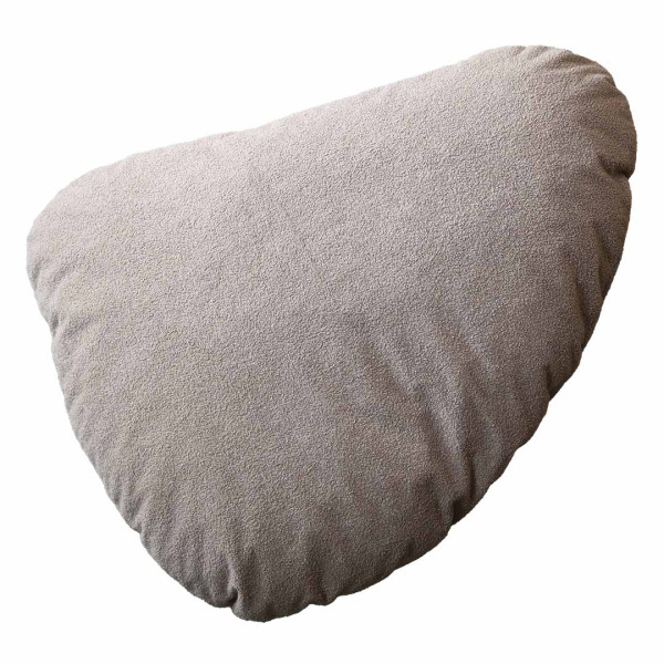 Taupe dog cushion - 104x69x26cm - Pebble