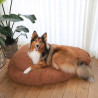 Almofada para cães laranja XL - 120x95x33cm - Pebble