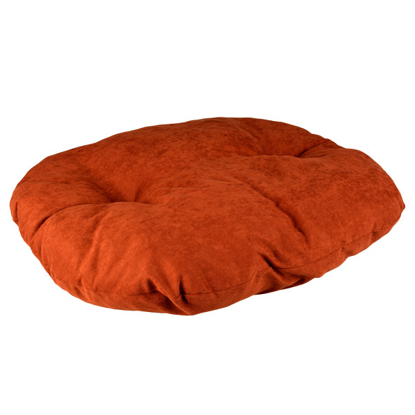 Coussin ovale Velvet copper S - 66x48x6cm