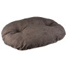 Almofada oval Velvet concrete S - 66x48x6cm