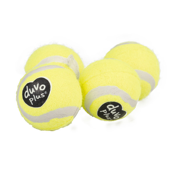 Yellow tennis ball - 3 pieces - 6cm