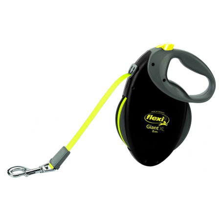 Winder leash Flexi Giant neon with strap