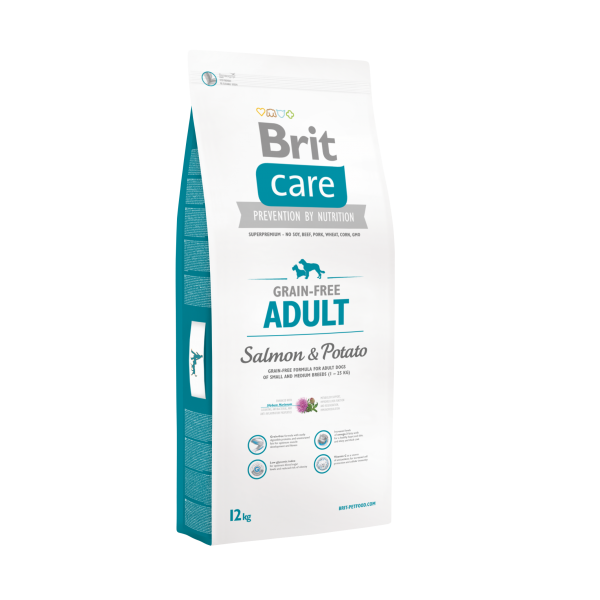 Brit Care Grain-free Adulto Salmão & Batata 12kg