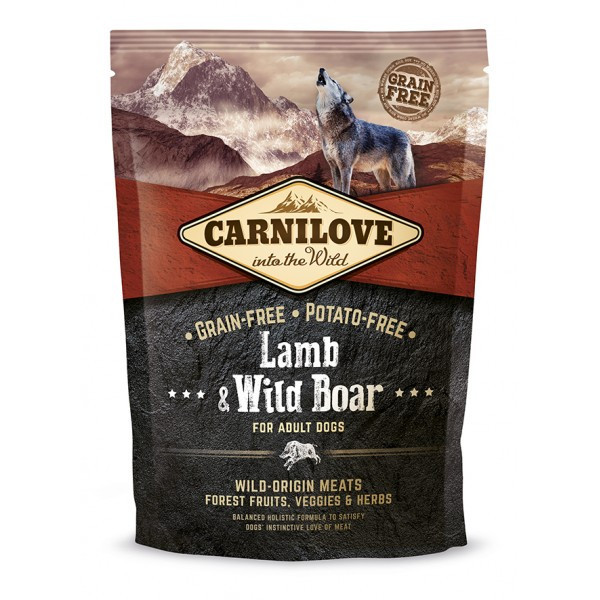 CARNILOVE Adult Lamb and Boar for dog 1,5kg