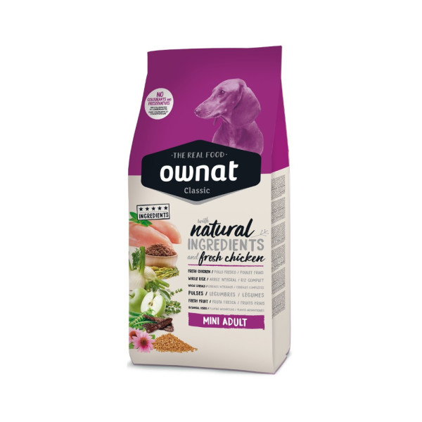 OWNAT Classic Mini Adult for small adult dog size 4kg