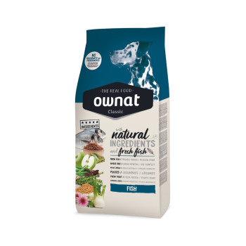 OWNAT Classic Fish for adult dog with fish 4kg