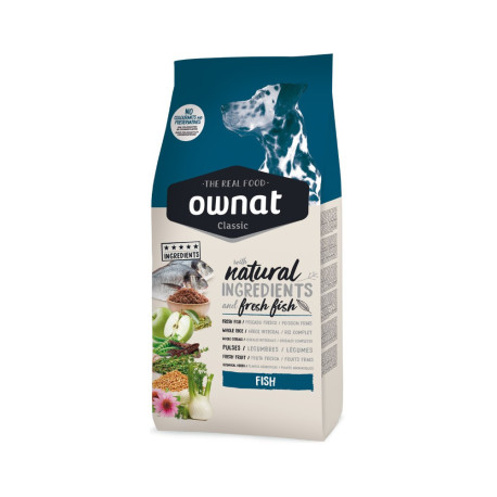 OWNAT Classic Fish pour chien adulte au poisson 4kg