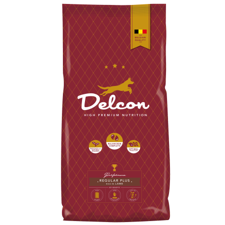 Delcon "Regular Plus" rico en Cordero 12kg