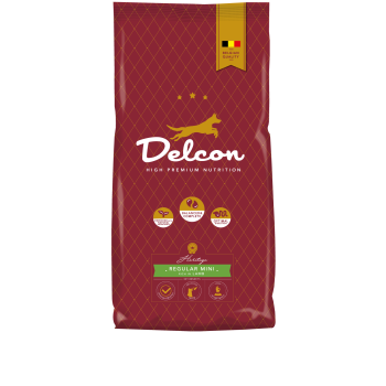 Delcon Adulto Regular Mini rico em cordeiro 3kg