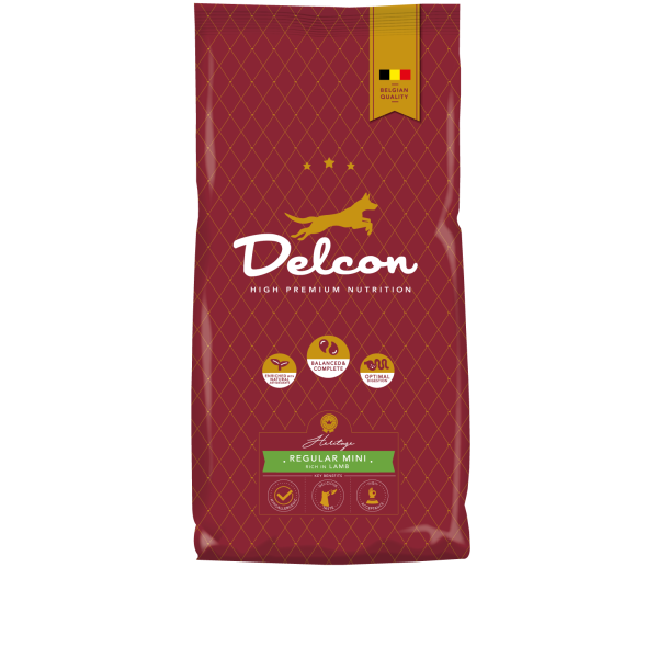 Delcon Adult Regular Mini rijk aan lamsvlees 3kg