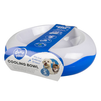 White/blue cooling bowl S - 500ml - Ø19,5cm