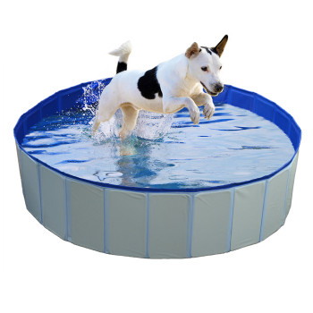 Piscina per cane blu Ø120x30cm