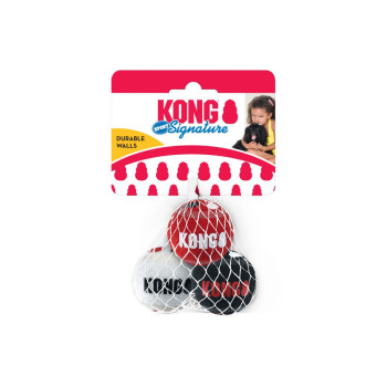 Kong signature sport balls multicolore - 3st - M - 6,4x6,4x6,4cm