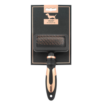 Brosse douce slicker - Noir - 20x12CM